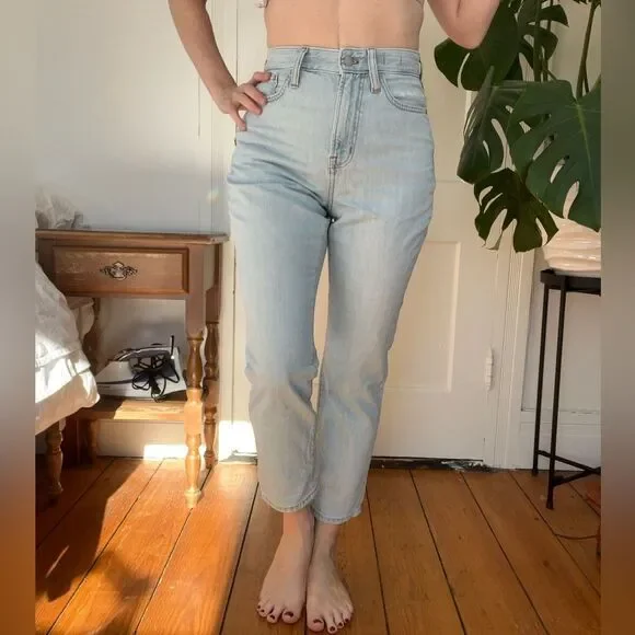 Madewell Petite Curvy Perfect Vintage Jean Fitzgerald Wash Size 25P New With Tag - Picture 3 of 6